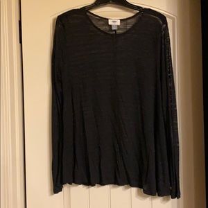 Old navy burnout stripe flowy top